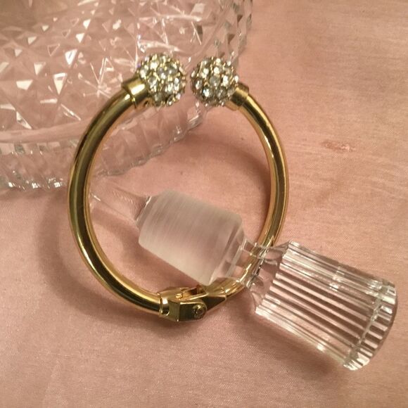 NWOT INC (Macy’s brand) Goldtone and Crystal Ball Bracelet - Picture 5 of 8